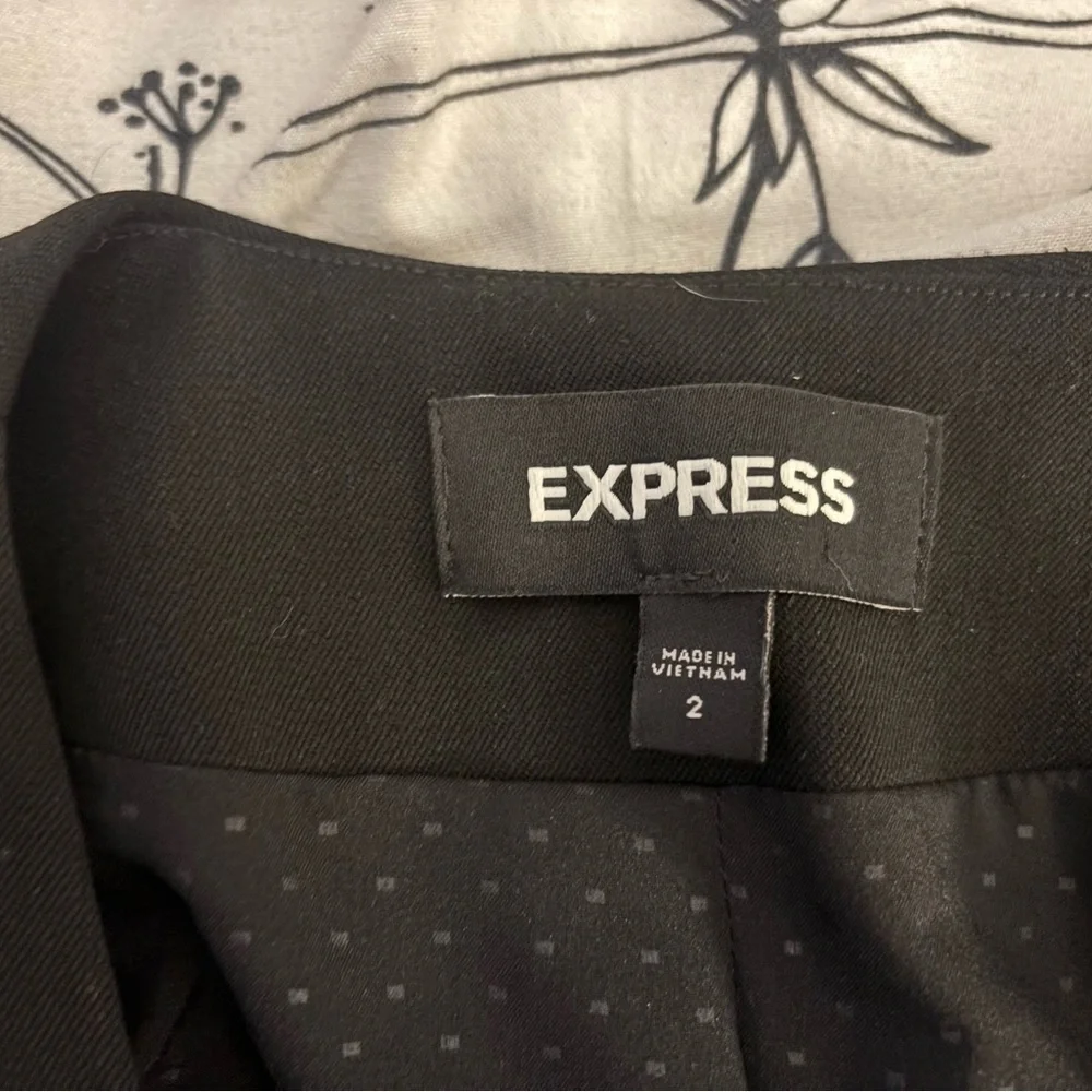 Express Black Blazer Tailored Fit Professional - Picture 4 of 5